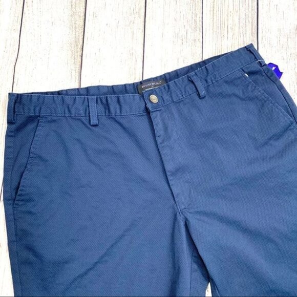 Banana Republic Blue Fulton Chino Shorts Size 38 - Picture 2 of 5